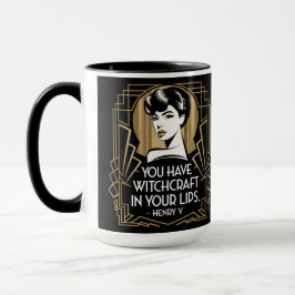 Modern modische Typografie Zitat Black Gold Tasse