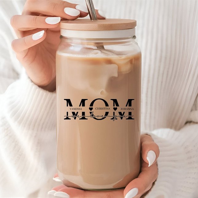 Modern Mom Kids Names Mother's Day (Créateur téléchargé)