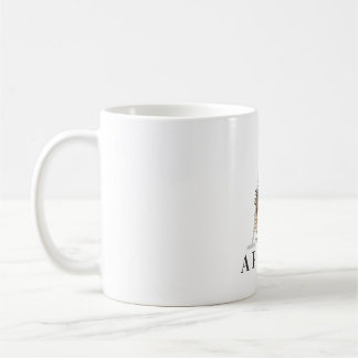 Modern Monogram Bearded Dragon Photo Mug Kaffeetasse