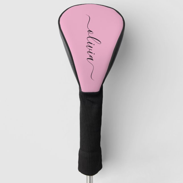 Modern Monogram Golf Head Cover Headcover (Vorderseite)