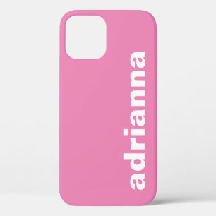 Modern Monogram Rosa Case-Mate iPhone Hülle