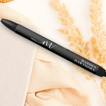 Modern Monogram Script Calligrafy Initial Name