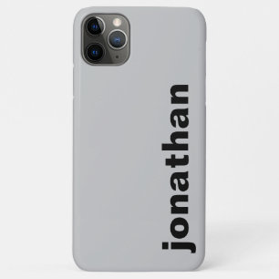 Modern Monogramm Grau Case-Mate iPhone Hülle