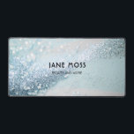 Modern, Monogramm, Salon, Glitzer (Imitat) Schreibtischunterlage<br><div class="desc">Modernes,  Monogramm,  Salon,  Glitzer (Imitate) Design. Kundenspezifisch bearbeiten Sie Ihren Namen in Sekunden.</div>