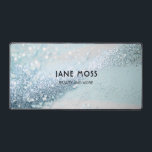 Modern, Monogramm, Salon, Glitzer (Imitat) Schreibtischunterlage<br><div class="desc">Modernes,  Monogramm,  Salon,  Glitzer (Imitate) Design. Kundenspezifisch bearbeiten Sie Ihren Namen in Sekunden.</div>