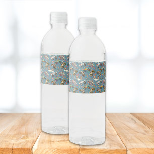 Modern Monster Truck Birthday Watercolor Blau