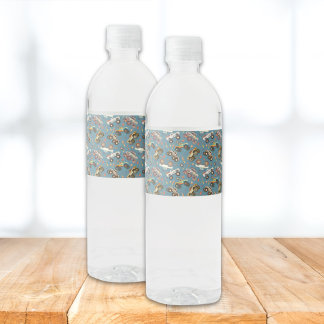 Modern Monster Truck Birthday Watercolor Blau