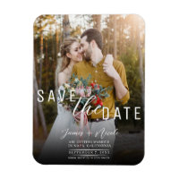 Modern Moody Overlay Foto Save the Date Hochzeit