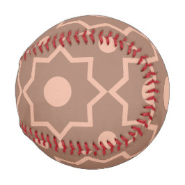 Modern Moscha Mousse Dusty Pink Geometric Shape Baseball