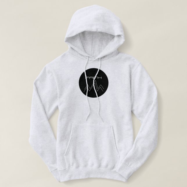 Modern Mountain Top Faith Circular Logo (Design vorne)