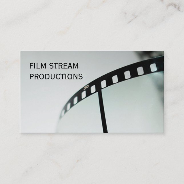 Modern Movie Director Film Producer Visitenkarte (Vorderseite)