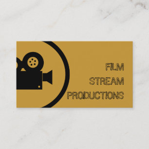 Modern Movie Director Film Producer Visitenkarte