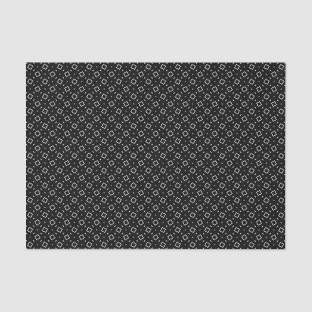 Modern Mudcloth Tribal Print Tissue Paper Seidenpapier (Vorderseite)