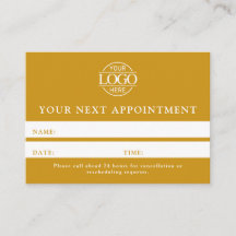 Modern Mustard Yellow Professional Simple Reminder