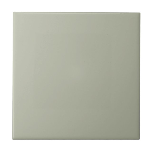 Modern Mute Gray Monochrome Fliese (Vorderseite)