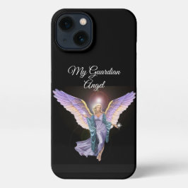 Modern My Guardian Angel I Phone 13 Fall iPhone Hülle