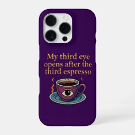 Modern Mystic Coffee Art My third eye collection iPhone 16 Pro Hülle