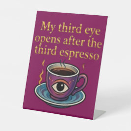 Modern Mystic Coffee Art My third eye collection Sockelschild