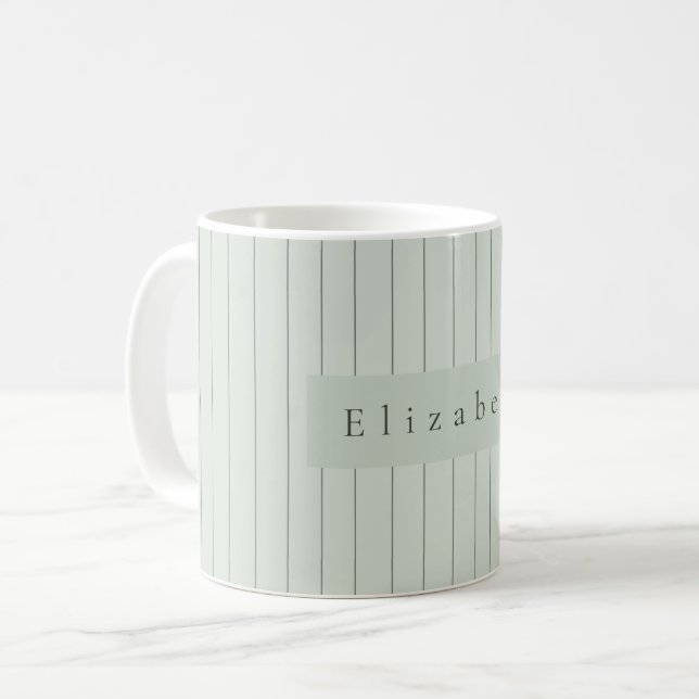 Modern Name Mug  Kaffeetasse (Vorderseite Links)
