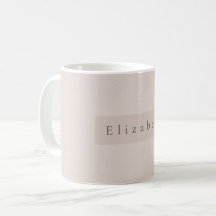 Modern Name Mug 