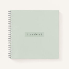 Modern Name  Notebook Notizbuch