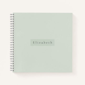 Modern Name  Notebook Notizbuch