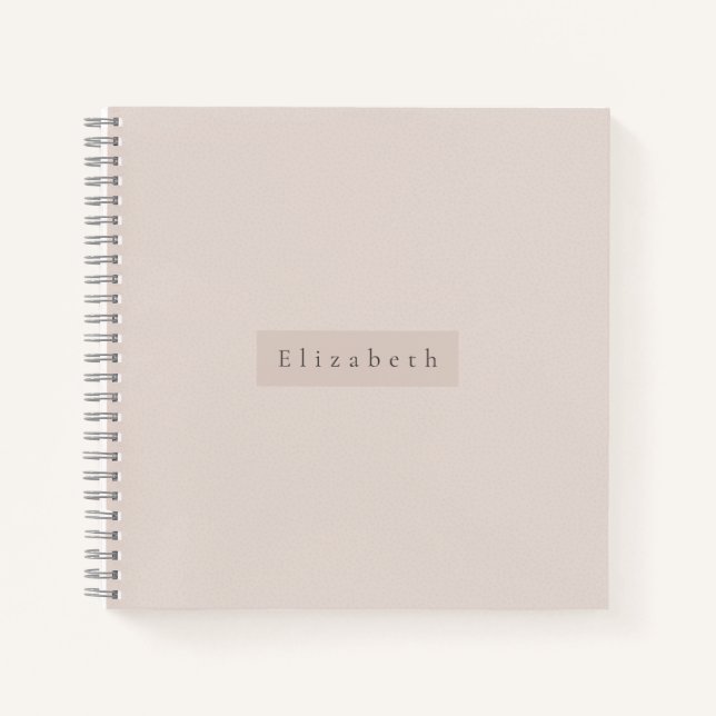 Modern Name Notebook Notizbuch (Vorderseite)