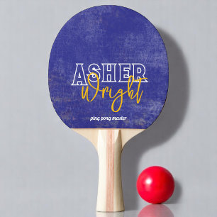 Modern Name 'ping pong master' (pingpong master) i Tischtennis Schläger