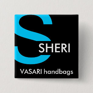 Modern Name Tag Button