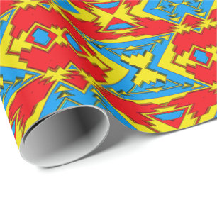 Modern Native American 12 Wrapping Paper Geschenkpapier