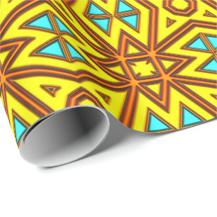 Modern Native American 31 Wrapping Paper Geschenkpapier