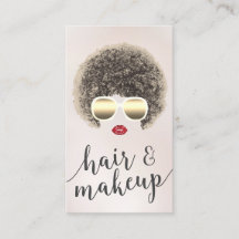 Modern Natural Hair Makeup Beauty Salon Loyalität