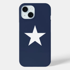 Modern Navy Blue Star Mark Case-Mate iPhone Hülle