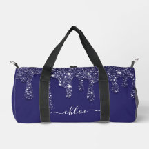 Modern Navy Blue Strip Glitzer Driving