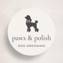 Modern Neutrales Logo für Hundefriseur Klassisch R