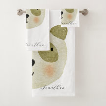 Modern niedliche, monogramm Safari-Jungs