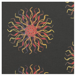 Modern & Non-traditional Mandala in Multicolored Stoff