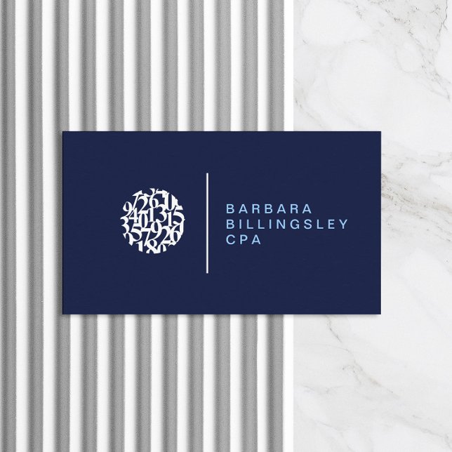 Modern Nummernschilder Logo II Wirtschaftsprüfer V Visitenkarte (Von Creator hochgeladen)