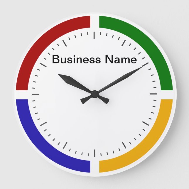 Modern Office Business Custom Wall Clocks Große Wanduhr (Vorderseite)