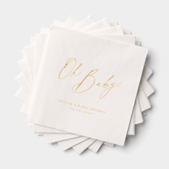 Modern oh baby script minimalist baby show (Insitu (empilé))