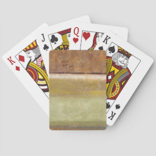 Modern Painting in Earth Tones by Norman Wyatt Spielkarten