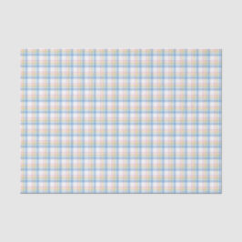 Modern Pastel Gingham Seidenpapier