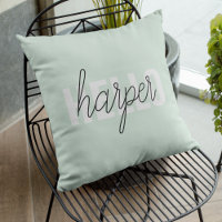 Modern Pastel Minze hallo, und du nennst
