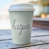 Modern Pastel Minze hallo, und du nennst