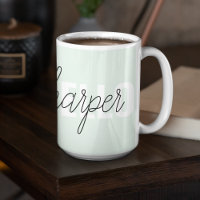 Modern Pastel Minze hallo, und du nennst