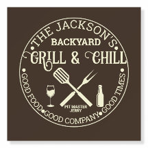 Modern personalisierte Pitmaster-Circle-Logos