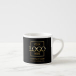 Modern Personalisiertes Branding für Unternehmen Espressotasse<br><div class="desc">Eine moderne und personalisierte Espressotasse mit Ihrem Firmenlogo, Firmennamen oder Text. Ideal für Corporate Branding, Werbegeschenke, Marketing für Kleinunternehmen oder Kundenwertgeschenke. Dieser stilvolle und funktionale Trinkbehälter ist für Unternehmer, Kaffeehäuser, Büros und Profis konzipiert, die wollte, ihren Kaffeemaschinen eine markierte Touch hinzuzufügen. Ob Sie einen Espresso-Becher für Messen, ein individuelles Logo-Firmengeschenk...</div>