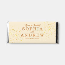 Modern Personalisiertes Paar Gold Glitzer Name, Da