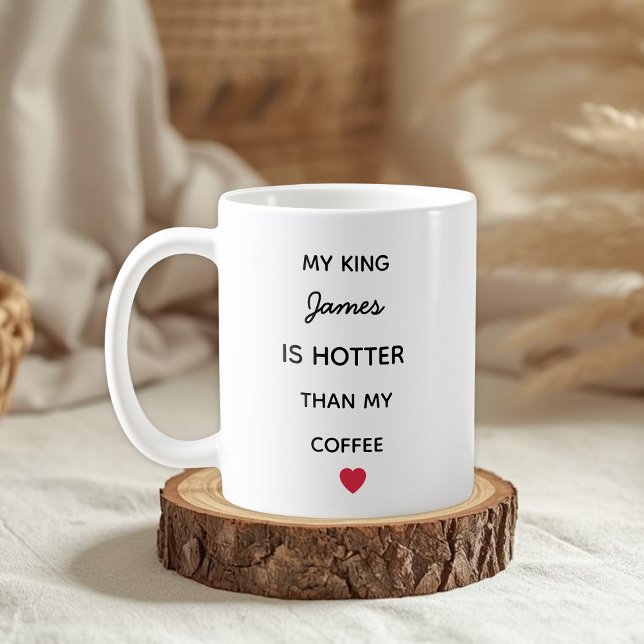 Modern Personalized King Coffee Mug (Créateur téléchargé)