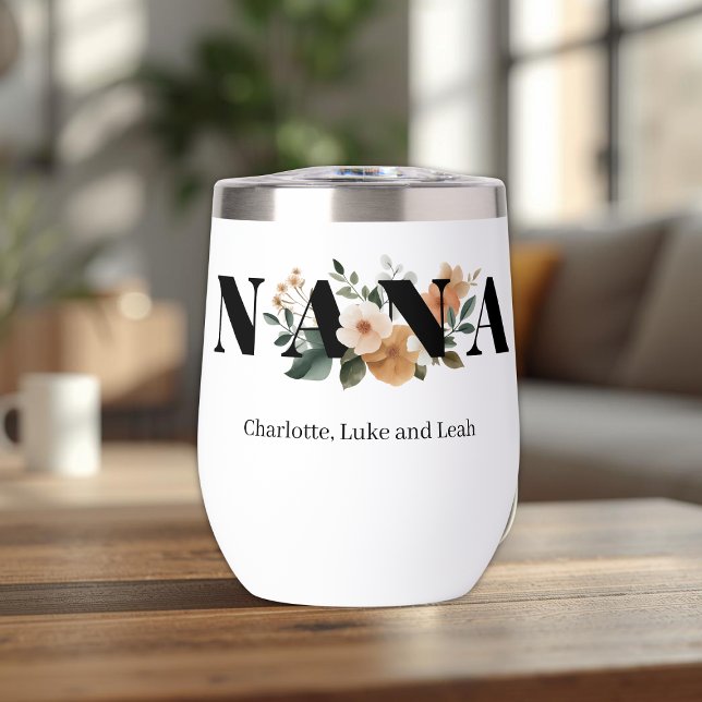 Modern Personalized Nana Floral Gift (Von Creator hochgeladen)